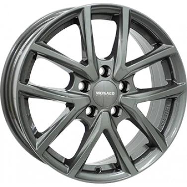 Jante ALIAJ 5X100 MONACO WHEELS 2 CL2 Anthracite Dark Anthracite Dark ET40 5/100 63.3 R16 - Poza 1