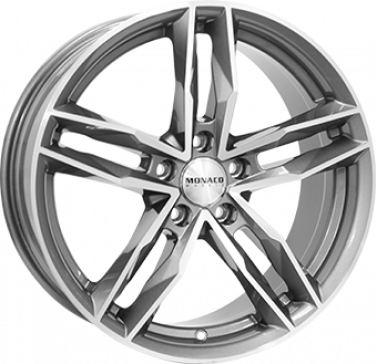 5X112 MONACO WHEELS RR8M Anthracite / Polish ALIAJ 8 18