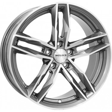 Jante ALIAJ 5X112 MONACO WHEELS RR8M Anthracite / Polish Anthracite / Polish ET45 5/112 66.5 R18 - Poza 1