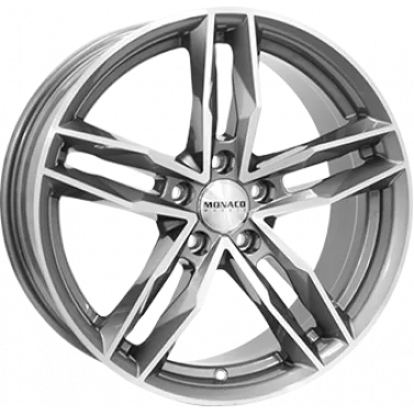 Jante ALIAJ 5X112 MONACO WHEELS RR8M Anthracite / Polish Anthracite / Polish ET45 5/112 66.5 R19 - Poza 1