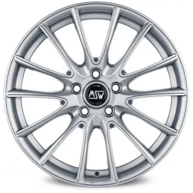 Jante ALIAJ 5X112 MSW MSW 86 FULL SILVERLVER ET49 5/112 66.46 R16 - Poza 1