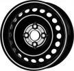 Jante OTEL 4X100 MW STEEL STAAL Black Black ET45 4/100 54.1 miniatura