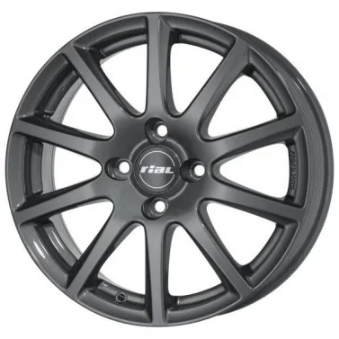 Jante ALIAJ 4X100 RIAL MILANO TITANIUM LACKIERT ET35 4/100 63.3 R14 - Poza 1