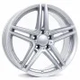 Jante ALIAJ 5X112 RIAL M10 SILVER ET38 5/112 66.50 R16 - Poza 1 miniatura