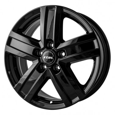 Jante ALIAJ 5X120 RIAL TRANSPORTER DIAMANT-SCHWARZ LACKIERT ET55 5/120 65.1 R17 - Poza 1