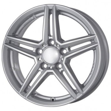 Jante ALIAJ 5X112 RIAL M10X POLAR-SILBER LACKIERT ET36 5/112 66.5 R17 - Poza 1