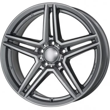 Jante ALIAJ 5X112 RIAL M10 METAL-GREY LACKIERT ET48 5/112 66.5 R18 - Poza 1