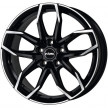 Jante ALIAJ 5X100 RIAL LUCCA DIAMANT-SCHW FPOL FRONTPOLIERT ET45 5/100 57.1 miniatura