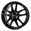 Jante ALIAJ 4X108 RIAL LUCCA DIAMANT-SCHWARZ LACKIERT ET20 4/108 65.1 miniatura