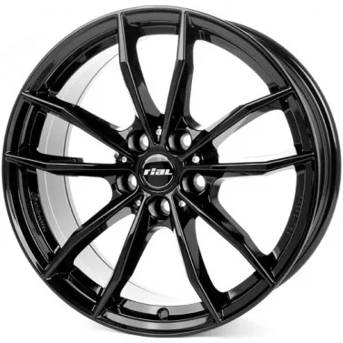 Jante ALIAJ 5X112 RIAL X12 DIAMANTSCHWARZ ET30 5/112 66.50 R17 - Poza 1