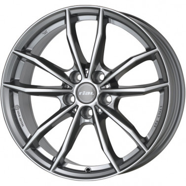 Jante ALIAJ 5X112 RIAL X12 METAL-GREY LACKIERT ET30 5/112 66.5 R17 - Poza 1