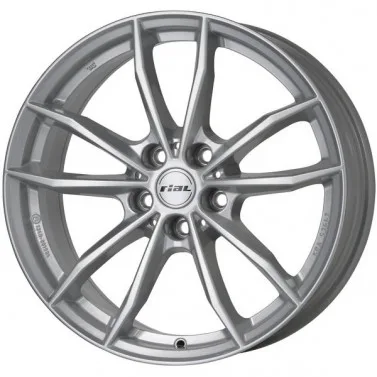 Jante ALIAJ 5X112 RIAL X12 POLAR-SILBER LACKIERT ET25 5/112 66.5 R18 - Poza 1