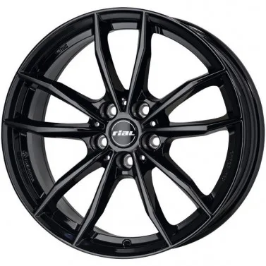 Jante ALIAJ 5X112 RIAL X12 DIAMANT-SCHWARZ GLANZLACKIERT ET51 5/112 66.5 R18 - Poza 1