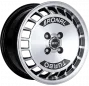 Jante ALIAJ 4X100 RONAL R10 TURBO Gloss Black / Polished ET28 4/100 68 R15 - Poza 1 miniatura