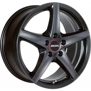 Jante ALIAJ 5X112 RONAL R41 Dull Black ET45 5/112 76 R15 - Poza 1