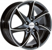 Jante ALIAJ 5X112 RONAL R51 Gloss Black / Polished ET35 5/112 76 miniatura