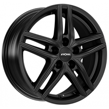 Jante ALIAJ 5X100 RONAL R65 Dull Black ET51 5/100 68 R18 - Poza 1