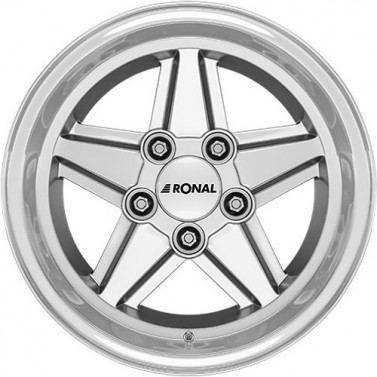 Jante ALIAJ 5X120 RONAL R09 SILVERLBER HK ET17 5/120 82.00 R15 - Poza 1