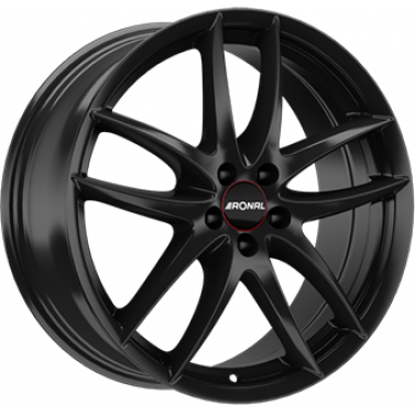 Jante ALIAJ 5X108 RONAL R46M Gloss Black ET45 5/108 63.4 R18 - Poza 1