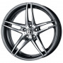 Jante ALIAJ 5X112 TOMASON TN12 DARK HYPERBLACK P. FRONTPOLIERT ET45 5/112 66.5 R19 - Poza 1 miniatura