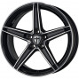 Jante ALIAJ 5X112 TOMASON TN20 NEW BLACK POLISHED FRONTPOLIERT ET45 5/112 72.6 R19 - Poza 1 miniatura
