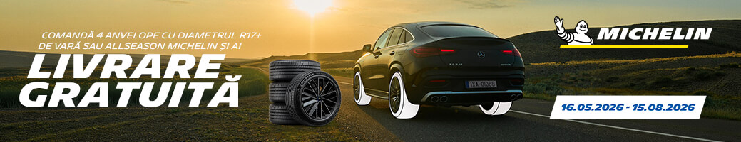 4 Anvelope Michelin de vara sau allseason cu livrare gratuita
