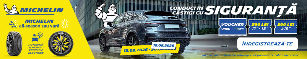 Comanda 4 anvelope Michelin si primesti un voucher