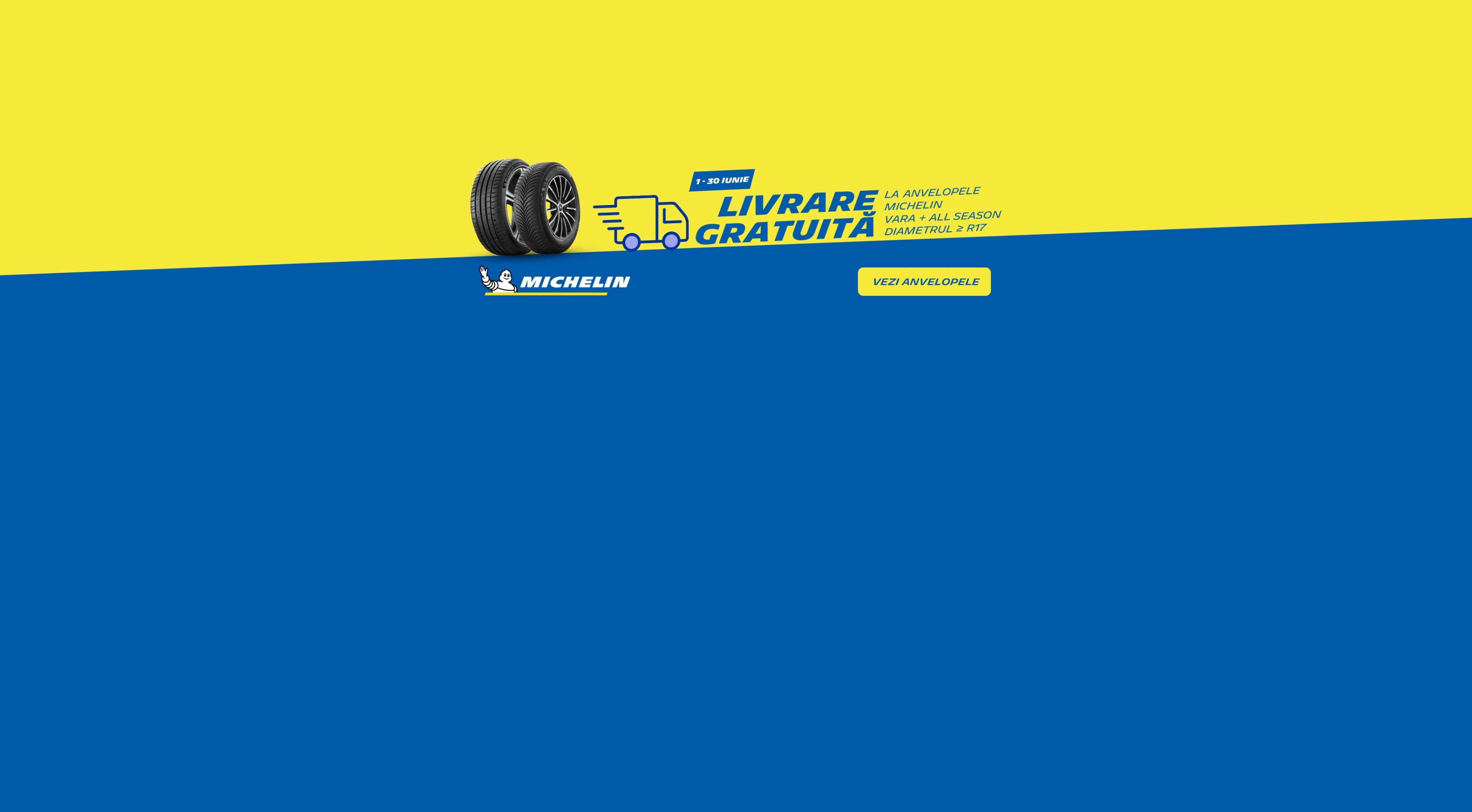 Cumpara 4 anvelope Michelin 17+ si primesti livrare gratuita