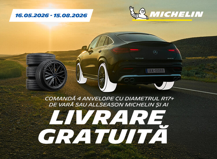 4 Anvelope Michelin de vara sau allseason cu livrare gratuita