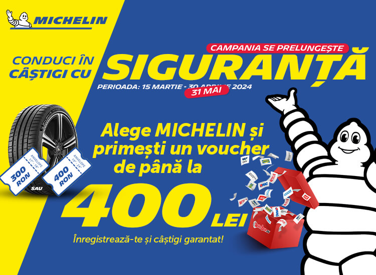 Voucher la 4 Anvelope Michelin